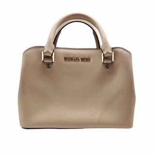 マイケルコース(Michael Kors)のマイケルコース Michael Kors ハンドバッグ 斜め掛けショルダーバッグ レザー ベージュ ゴールド レディース 送料無料【中古】 z0398(ハンドバッグ)