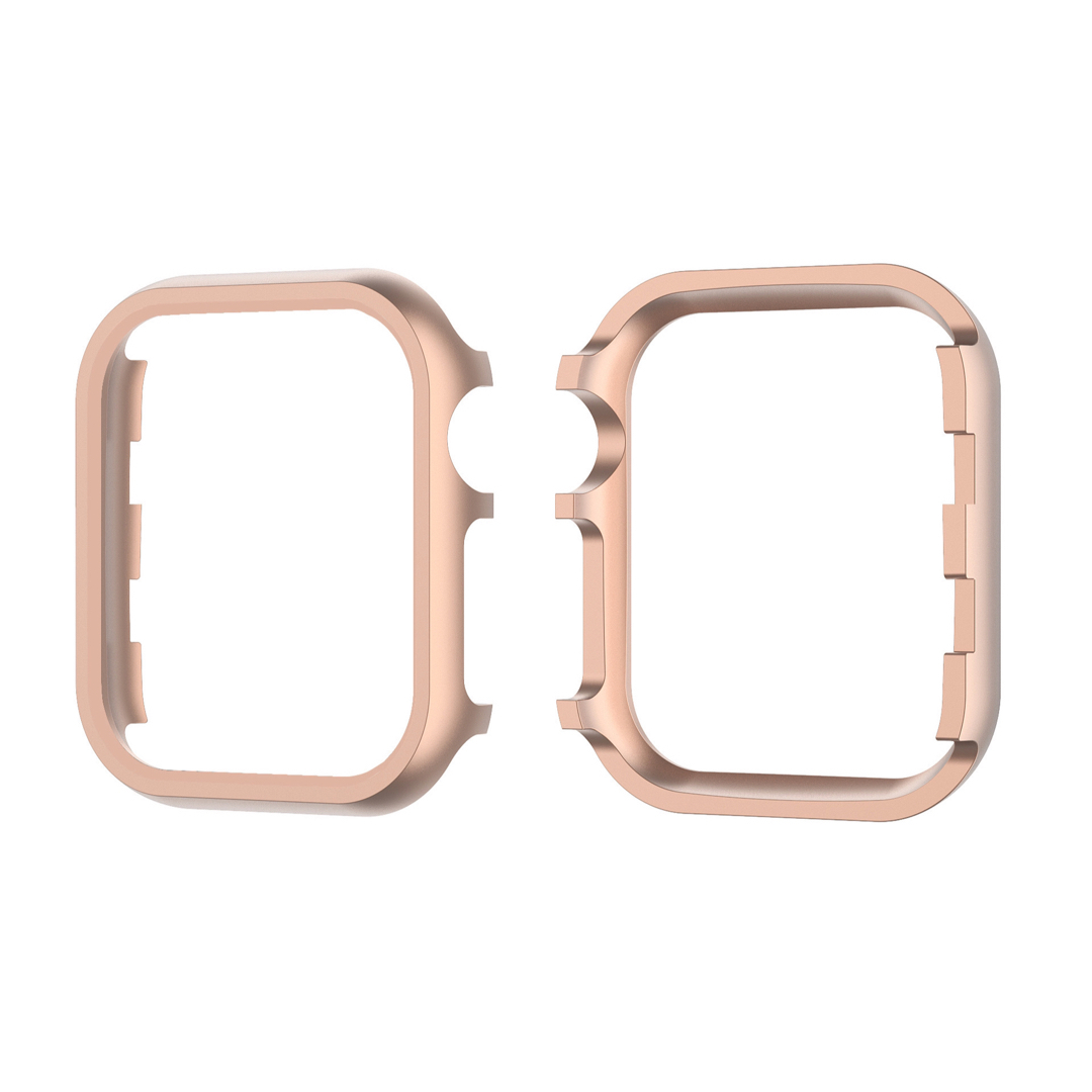 ○Apple Watch 文字盤メタルフレーム カバー 42mm ローズゴールド メンズの時計(その他)の商品写真