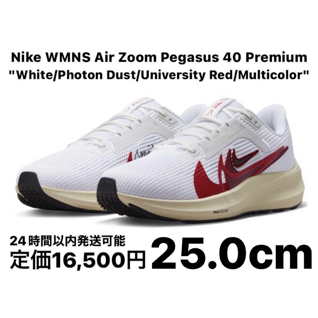 NIKE(ナイキ)のNike WMNS Air Zoom Pegasus40 Premium25.0 レディースの靴/シューズ(スニーカー)の商品写真