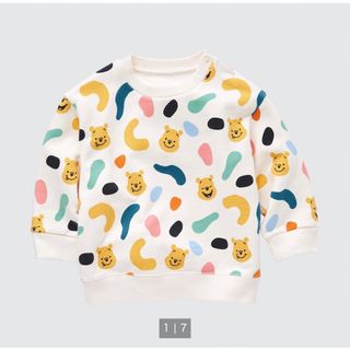 ユニクロ(UNIQLO)のユニクロ　ブリングアスマイルウイズディズニースウェットシャツ(Tシャツ/カットソー)