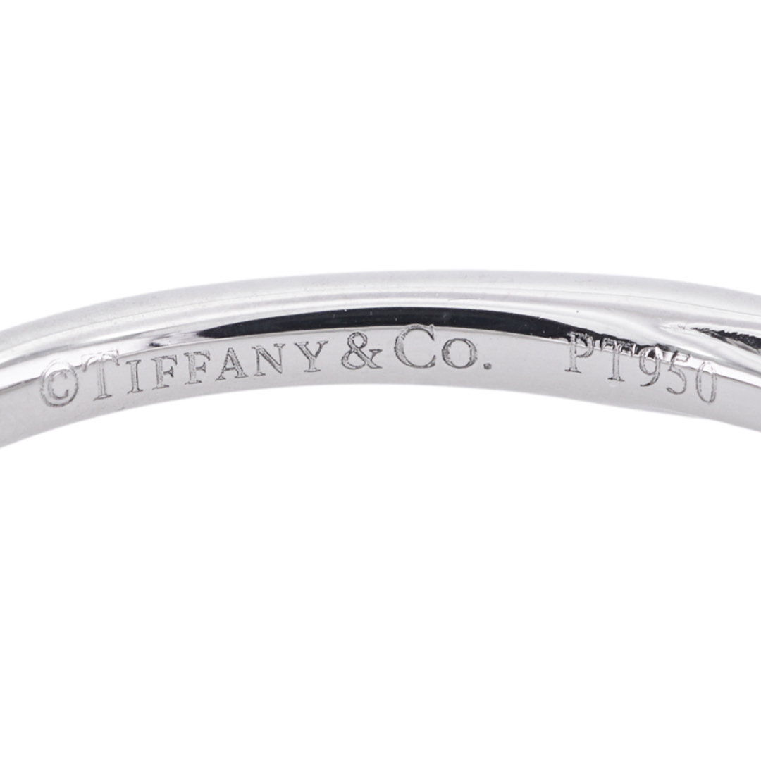 Tiffany & Co.(ティファニー)のティファニー TIFFANY&Co. ラウンド ブリリアント エンゲージメント リング ダイヤモンド プラチナ バンド ハーフエタニティ ティファニー ハーモニー レディースのアクセサリー(リング(指輪))の商品写真