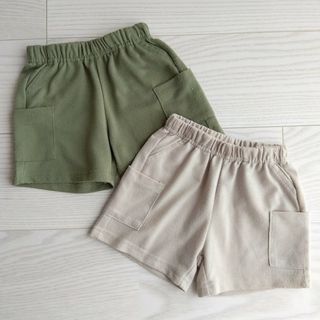 シーイン(SHEIN)のSHEIN　ベビー　ハーフパンツ2着(パンツ)