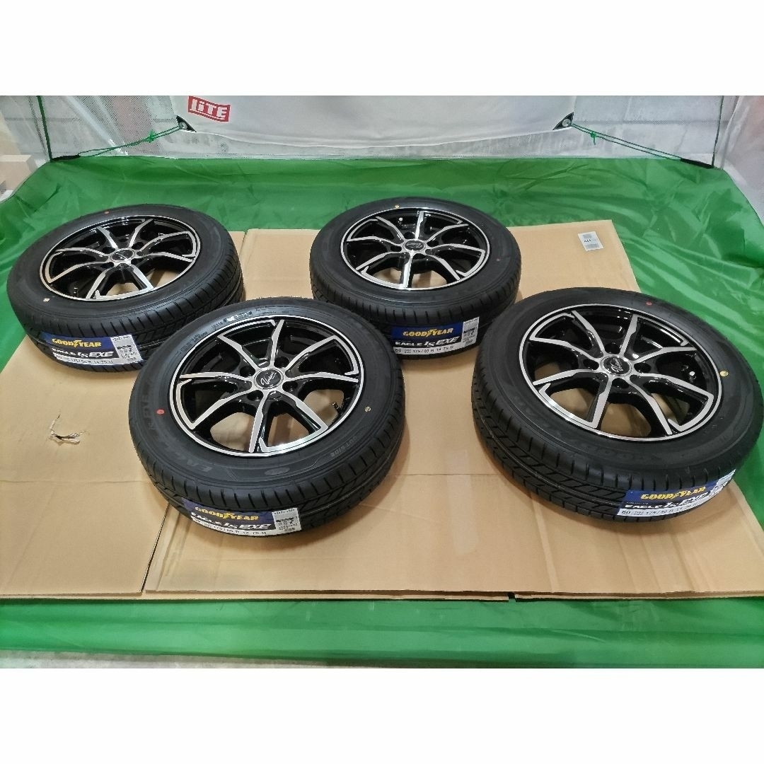 Goodyear - 新品 サマータイヤホイール4本セット 175/60R14 5.5 Goodyear - 新品 サマータイヤホイール4本セット 175/60R14 5.5