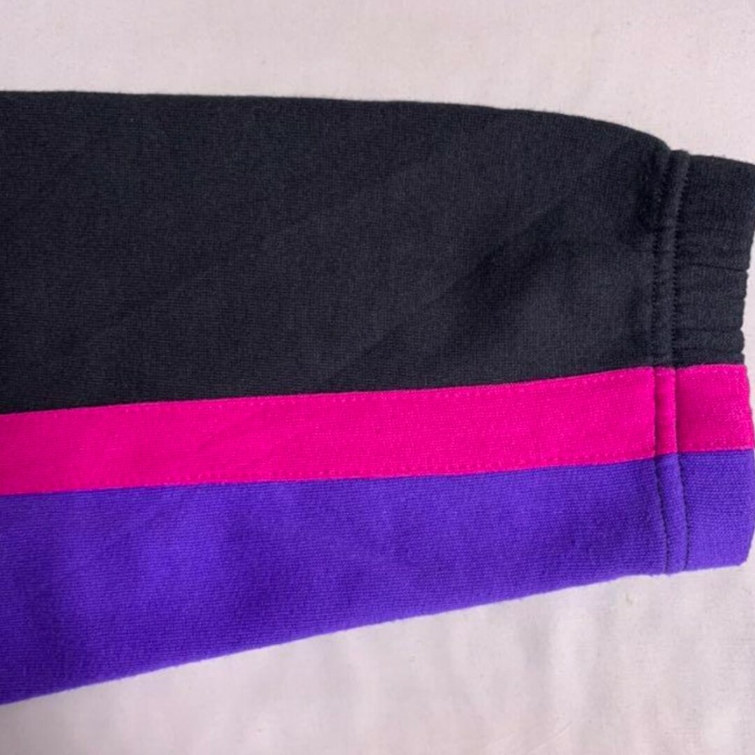 PACER Ⅱ ハーフジップ フリース 裏起毛 長袖 古着 黒 ピンク 紫 レディースのトップス(トレーナー/スウェット)の商品写真