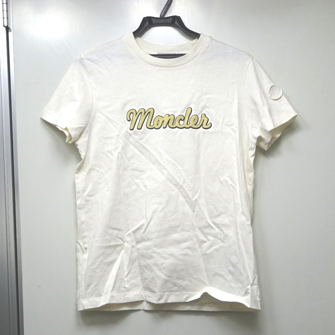 MONCLER(モンクレール)のモンクレール 半袖Ｔシャツ ロゴ ホワイト系 レディース #M Ft1148281 中古 レディースのトップス(Tシャツ(半袖/袖なし))の商品写真