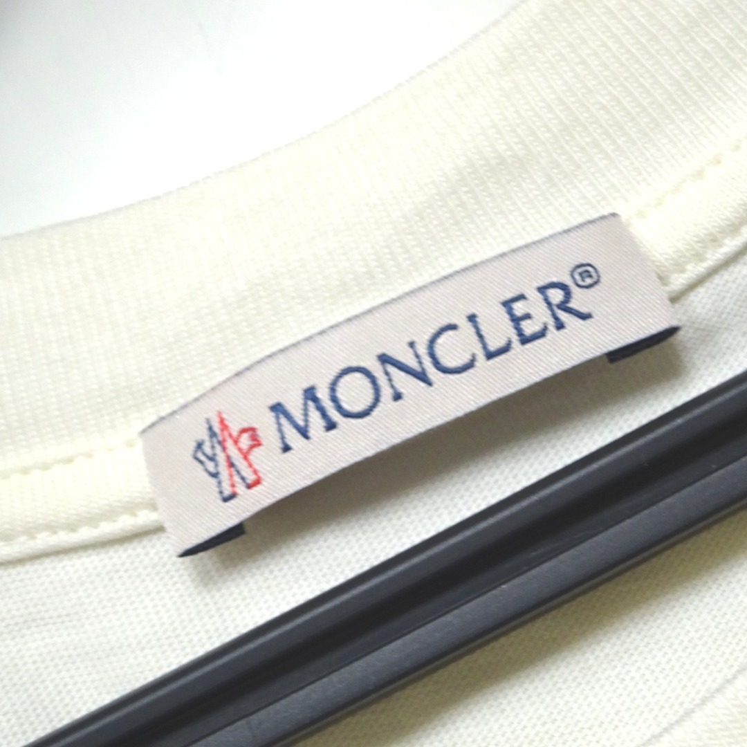 MONCLER(モンクレール)のモンクレール 半袖Ｔシャツ ロゴ ホワイト系 レディース #M Ft1148281 中古 レディースのトップス(Tシャツ(半袖/袖なし))の商品写真