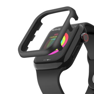 ○Apple Watch 文字盤メタルフレーム カバー 42mm ブラック(その他)