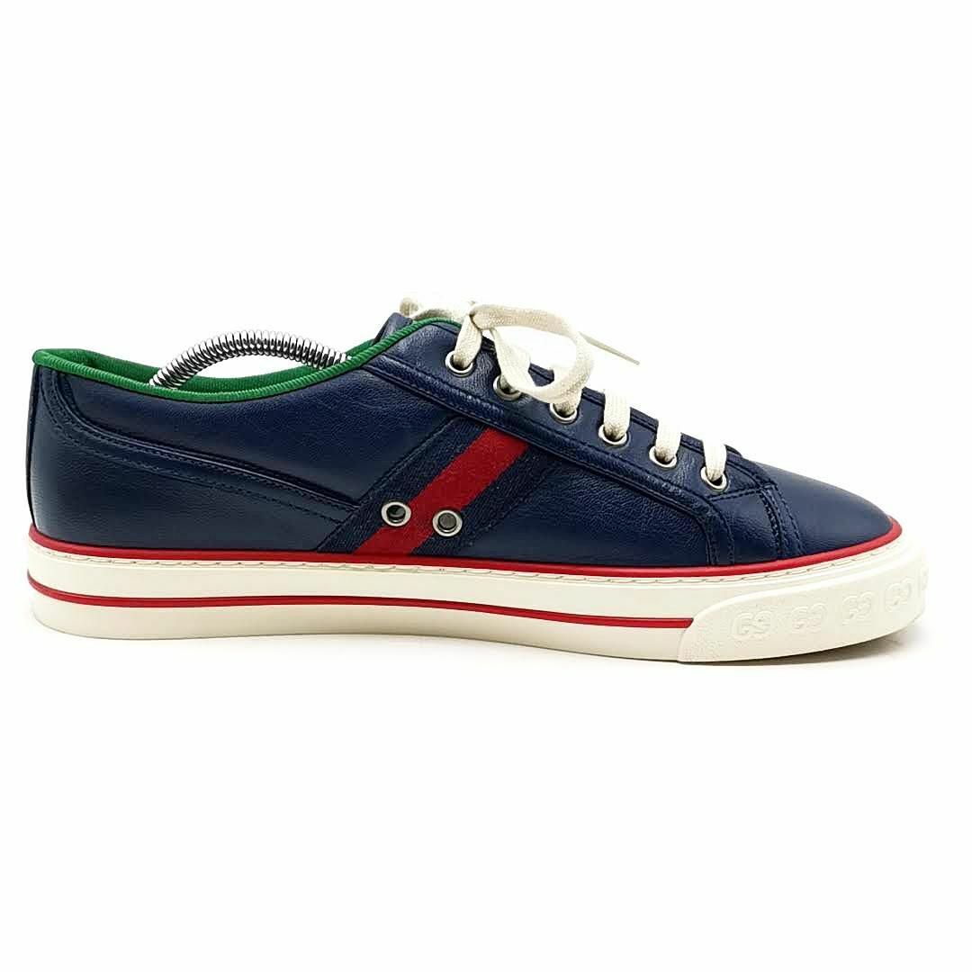 Gucci(グッチ)の美品 グッチ GUCCI スニーカー テニス レザー 03-24040506 メンズの靴/シューズ(スニーカー)の商品写真