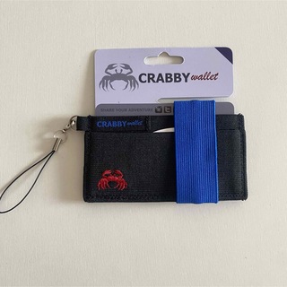 新品未使用！　CRABBY wallet  クラビーウォレット　ブルー(折り財布)