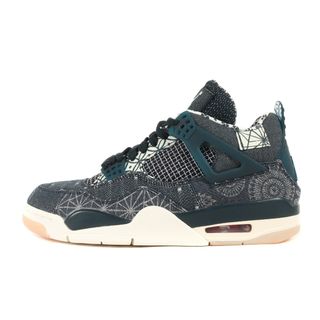 ナイキ(NIKE)のNIKE ナイキ サイズ:27.0cm AIR JORDAN 4 RETRO SE SASHIKO Deep Ocean (CW0898-400) エアジョーダン4 レトロ 刺し子 ディープオーシャン ファイアレッド US9 スニーカー バッシュ シューズ 靴【メンズ】(スニーカー)