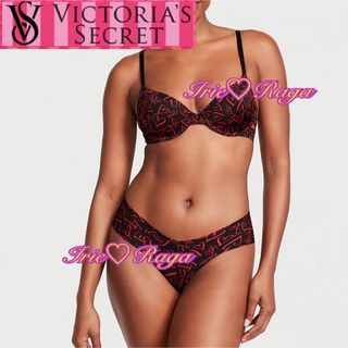 ヴィクトリアズシークレット(Victoria's Secret)の★Victoria's Secret★ハート柄ヒップハングショーツ★パンツ下着★(ショーツ)