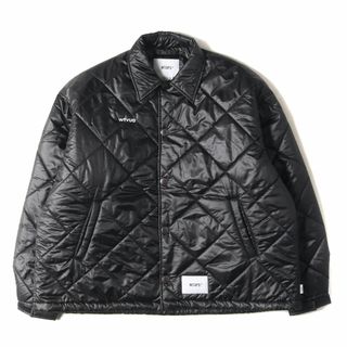 W)taps - 美品 WTAPS ダブルタップス ジャケット サイズ:S 22AW ポリエステルタフタ キルティングジャケット CHIEF 01 JACKET ブラック 黒 アウター ブルゾン コート 上着【メンズ】【中古】