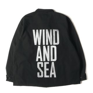 ウィンダンシー(WIND AND SEA)の美品 WIND AND SEA ウィンダンシー ジャケット サイズ:XL 23AW オーバーサイズ リップストップ ジャングル ファティーグジャケット Military Surplus Fatigue Jacket ブラック 黒 アウター ブルゾン コート 上着【メンズ】【中古】(ミリタリージャケット)