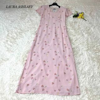 ローラアシュレイ(LAURA ASHLEY)のLAURA ASHLAEY ローラアシュレイ　マキシ丈ワンピース　花柄(ロングワンピース/マキシワンピース)