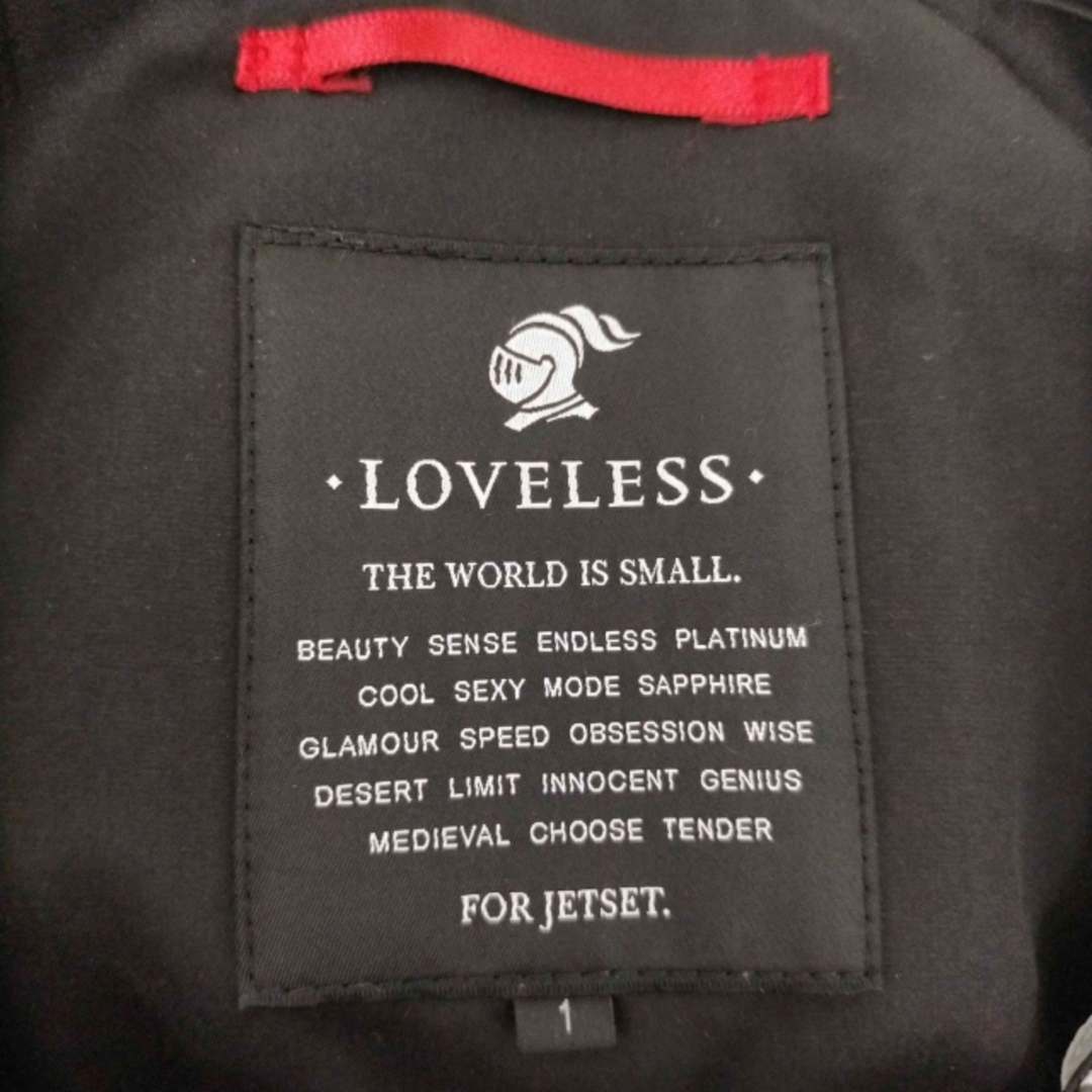 LOVELESS(ラブレス)のLOVELESS(ラブレス) ボタニカル ジップアップブルゾン メンズ アウター メンズのジャケット/アウター(ノーカラージャケット)の商品写真