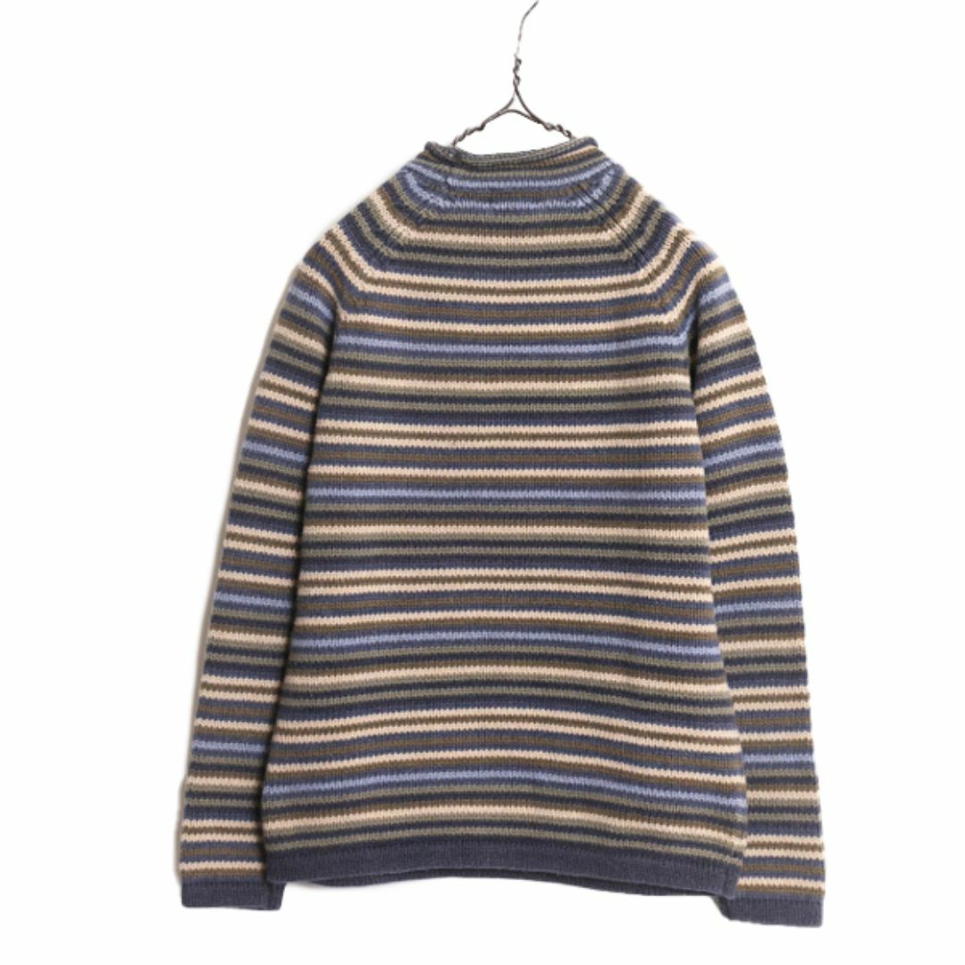 L.L.Bean - エルエルビーン ロールネック ボーダー ニット L.L.Bean - エルエルビーン ロールネック ボーダー ニット