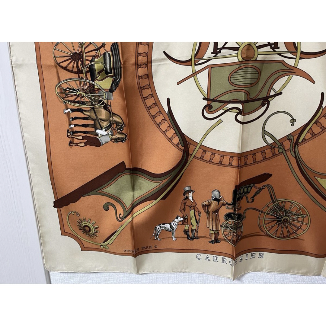 Hermes(エルメス)のHERMES エルメス カレ90 CARROSSIER 馬車 レディースのファッション小物(バンダナ/スカーフ)の商品写真