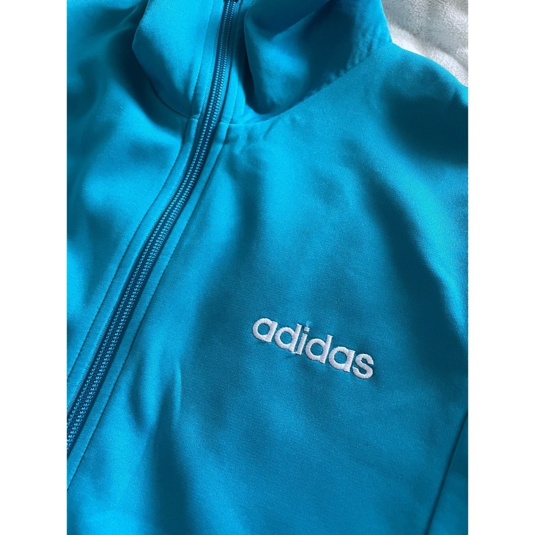 adidas(アディダス)の【美品】adidas アディダス ジャージ ブルー 青 万国旗タグ レディースのジャケット/アウター(その他)の商品写真