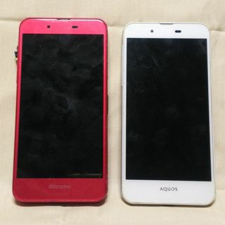 シャープ(SHARP)の⚠️ジャンク品⚠️ SHARP スマートフォン 2台セット(スマートフォン本体)