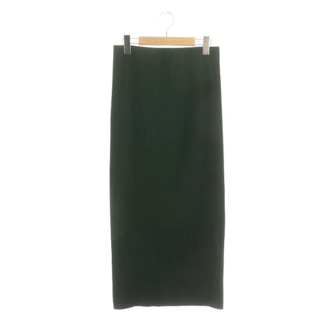 Noble(ノーブル)のノーブル 22AW AWトタンテレコタイトスカート イージー 38 M 緑 レディースのスカート(ロングスカート)の商品写真