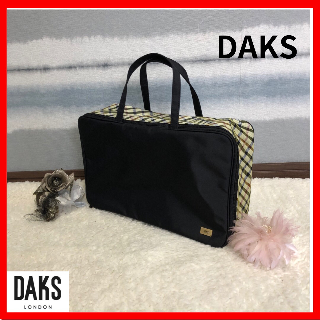 DAKS(ダックス)の美品！【DAKS/ダックス】ダックス　ロンドン　トートバッグ　ハウスチェック　 レディースのバッグ(トートバッグ)の商品写真