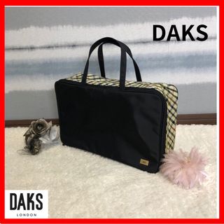 ダックス(DAKS)の美品！【DAKS/ダックス】ダックス　ロンドン　トートバッグ　ハウスチェック　(トートバッグ)