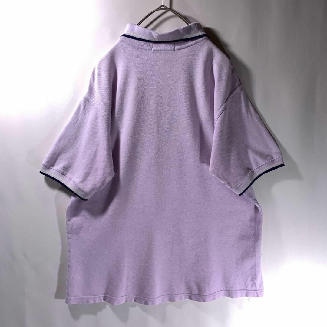 FRED PERRY(フレッドペリー)の英国製 FRED PERRY ポロシャツ 半袖 M12 薄紫 ピンク 系 S メンズのトップス(ポロシャツ)の商品写真