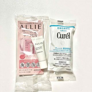 BAILA5月号付録/ALLIE チーク、キュレル 化粧水　サンプル