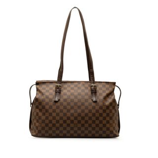 ルイヴィトン(LOUIS VUITTON)のルイ ヴィトン ダミエ チェルシー トートバッグ ショルダーバッグ N51119 PVC レディース LOUIS VUITTON 【1-0144232】(トートバッグ)