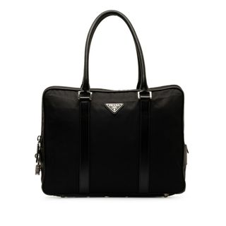 プラダ(PRADA)のプラダ 三角ロゴプレート ハンドバッグ トートバッグ ナイロン レディース PRADA 【1-0144248】(トートバッグ)