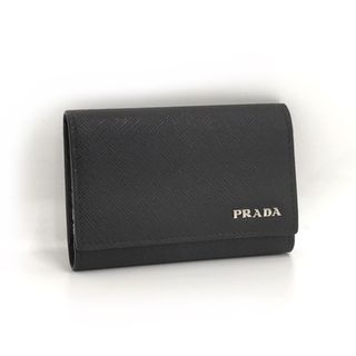 プラダ(PRADA)のPRADA 6連キーケース レザー ブラック キーリング付き 2PG002(キーケース)