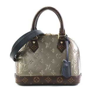 ルイヴィトン(LOUIS VUITTON)のルイ ヴィトン LOUIS VUITTON ハンドバッグ 斜め掛けショルダーバッグ モノグラム ヴェルニ アルマBB モノグラムヴェルニ シャンパーニュメタリゼグレー レディース M44862 送料無料【中古】 99882g(ハンドバッグ)