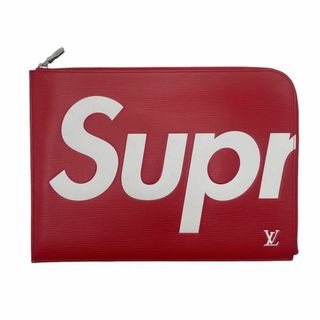 ルイヴィトン(LOUIS VUITTON)のLOUIS VUITTON Supreme コラボ エピ クラッチバッグ(クラッチバッグ)