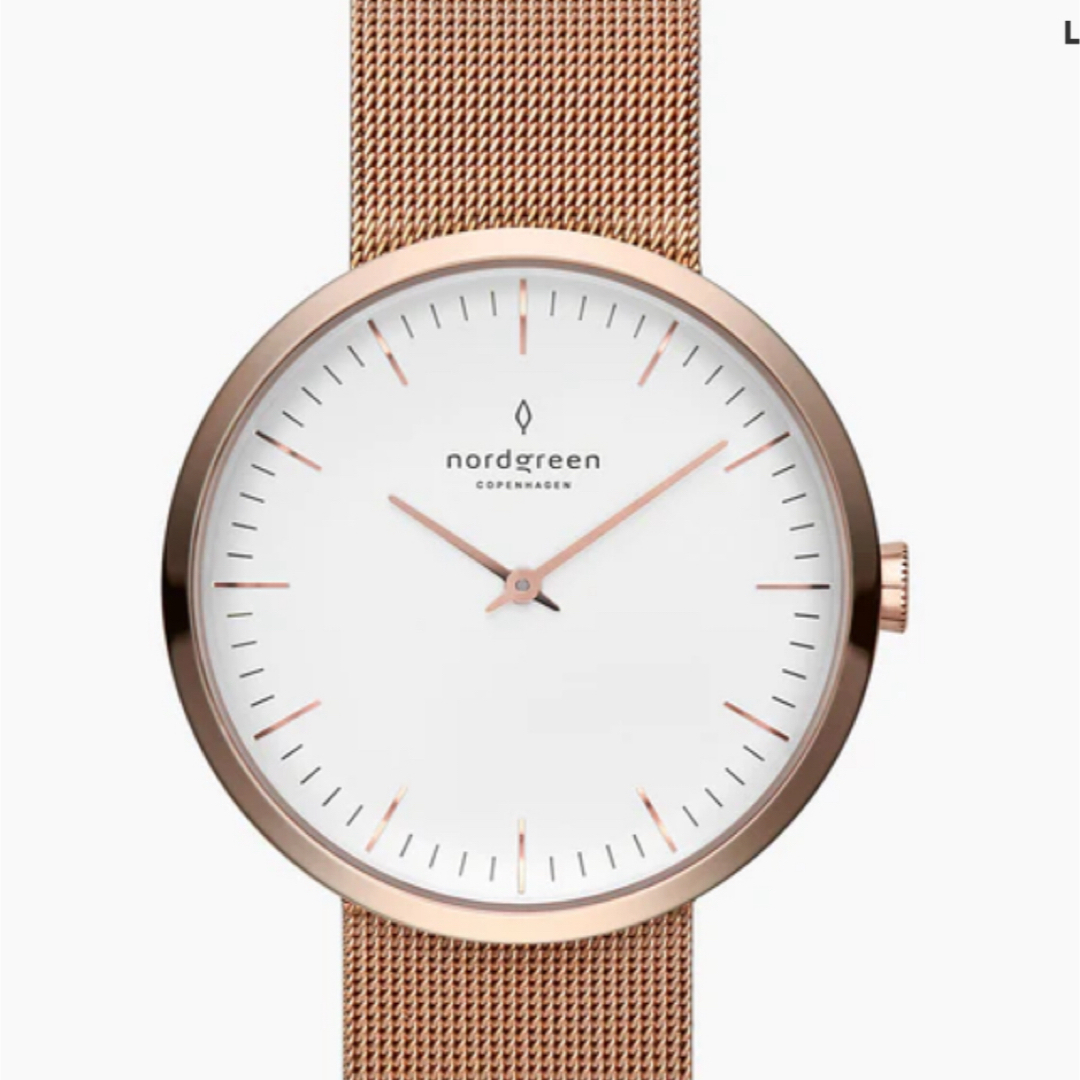 Daniel Wellington(ダニエルウェリントン)の4/25発送♡nordgreen infinity ピンクゴールド　32mm レディースのファッション小物(腕時計)の商品写真