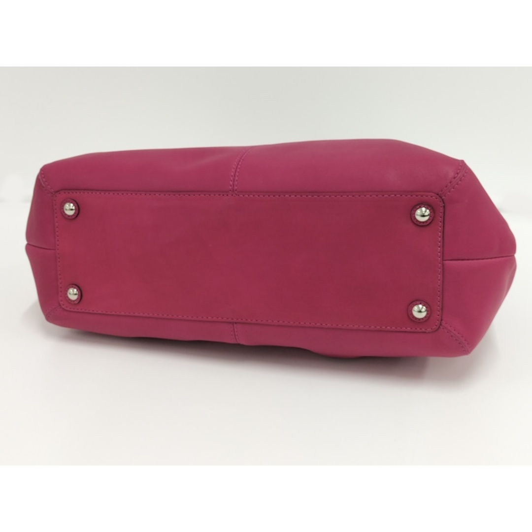 COACH - COACH トートバッグ ショルダーバッグ レザー ピンク COACH - COACH トートバッグ ショルダーバッグ レザー ピンク