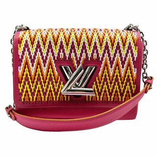 ルイヴィトン(LOUIS VUITTON)のルイ ヴィトン LOUIS VUITTON ショルダーバッグ 斜め掛けショルダーバッグ エピ ツイストMM エピレザー ピンク×マルチカラー シルバー レディース 送料無料【中古】 z0412(ショルダーバッグ)