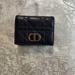 クリスチャンディオール(Christian Dior)のDior 三つ折り財布　コンパクト財布　ミニウォレット　ディオール　レザー(財布)