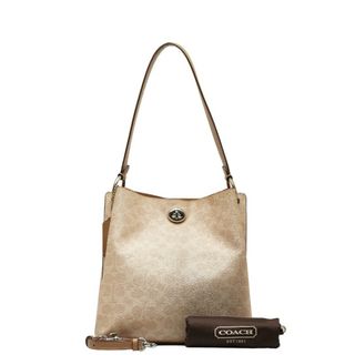 コーチ(COACH)のコーチ シグネチャー チャーリー バケット ハンドバッグ ショルダーバッグ 2WAY 89003 PVC レディース COACH 【1-0145847】(ショルダーバッグ)