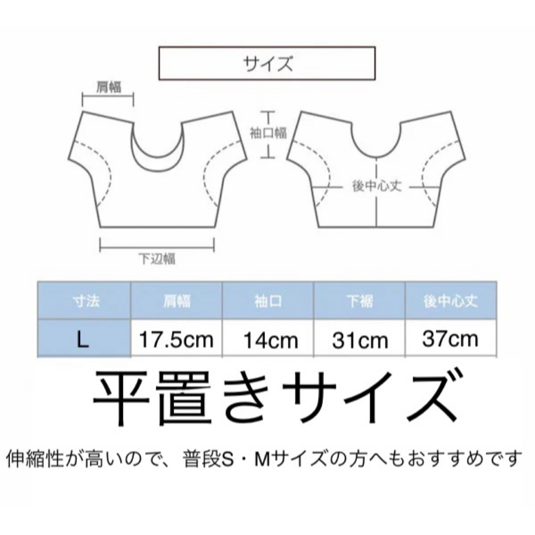 ２枚　黒L　汗取りインナー　汗染み防止　速乾防臭脇汗　特大吸水パッド付 レディースの下着/アンダーウェア(その他)の商品写真