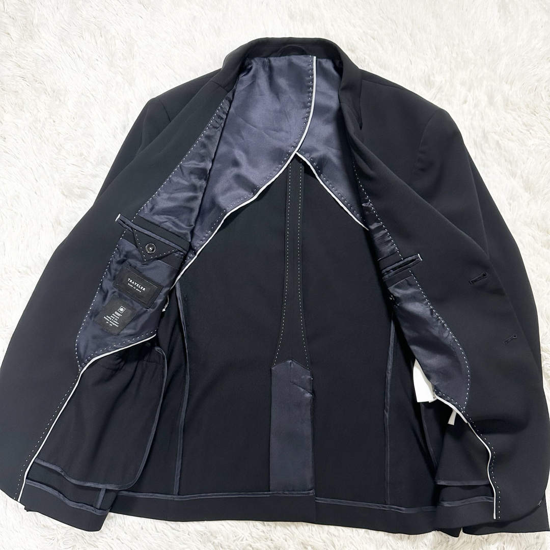 ZARA ジャケット　ブラック　TRAVELER サイズ40 メンズのジャケット/アウター(テーラードジャケット)の商品写真