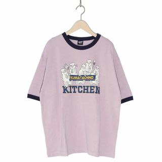 スカラー(ScoLar)のスカラーパリティ 342105 クマたちのキッチンプリントリンガーネックTシャツ(Tシャツ(半袖/袖なし))