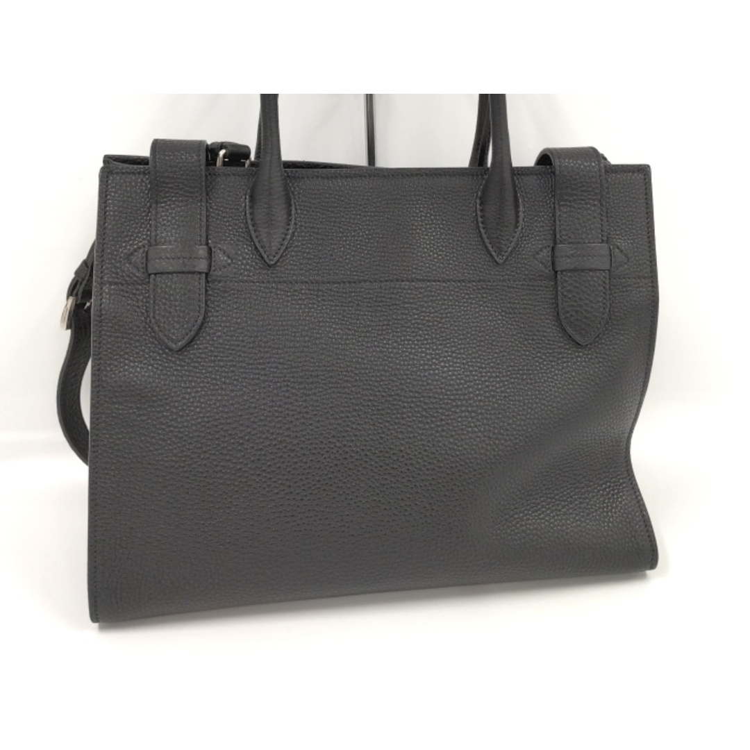 PRADA - PRADA 2WAY ショルダーバッグ ハンドバッグ レザー ブラックの PRADA - PRADA 2WAY ショルダーバッグ ハンドバッグ レザー ブラックの