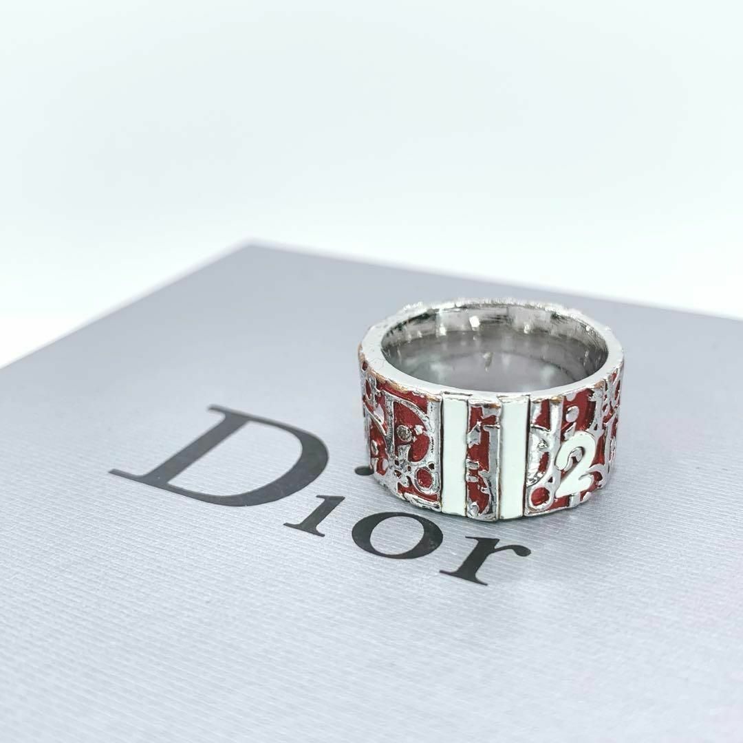 Christian Dior(クリスチャンディオール)のChristian Dior　ディオール　トロッター　リング　15号　レッド レディースのアクセサリー(リング(指輪))の商品写真