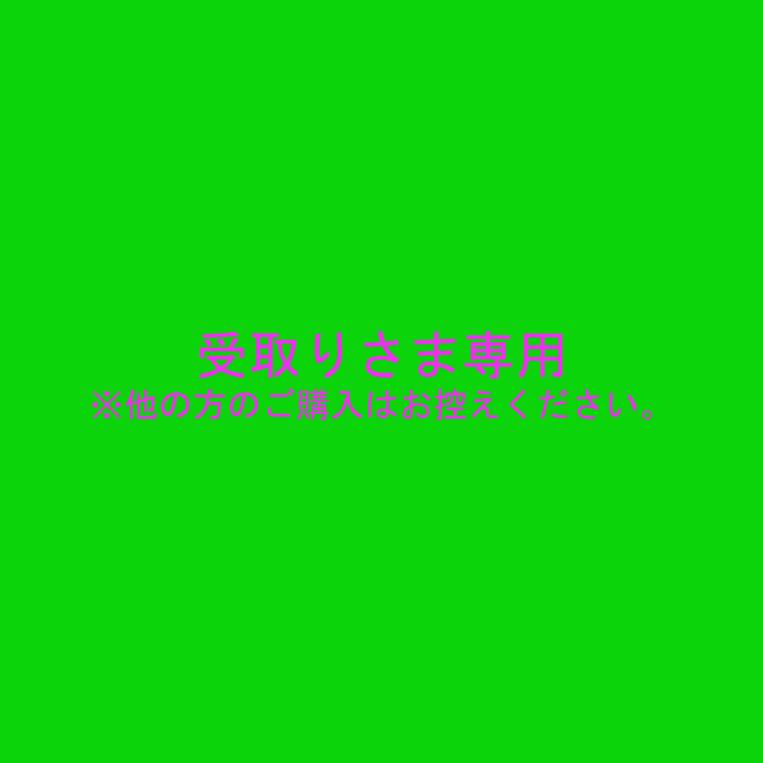 受取りさま専用 A-0038 その他のその他(その他)の商品写真