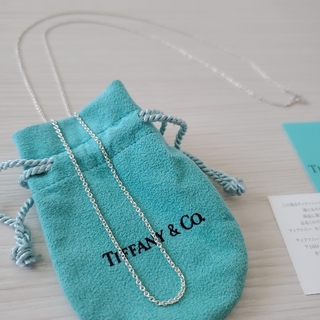 ティファニー(Tiffany & Co.)の【美品】ティファニー　ネックレス　チェーン　シルバー　ロング　76cm(ネックレス)