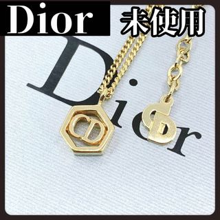 クリスチャンディオール(Christian Dior)の【未使用】Christian Dior　ディオール　ゴールド　ネックレス　ロゴ(ネックレス)