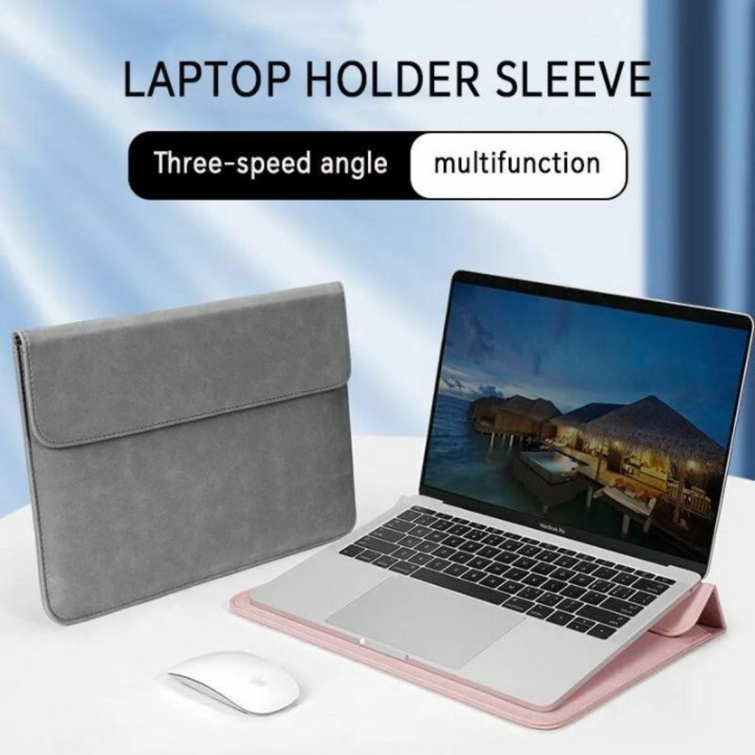 MacBook Air M1 MacBookPro 専用ケース13インチグレー スマホ/家電/カメラのPC/タブレット(PC周辺機器)の商品写真