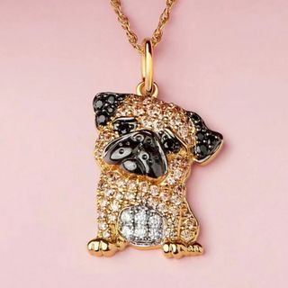 価格相談歓迎！ 新品 ネックレス ペンダント パグ 犬 アクセサリー(ネックレス)