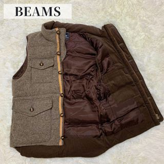 BEAMS - 【美品】 ビームス ボタン ダウン ベスト L 大きいサイズ BEAMS