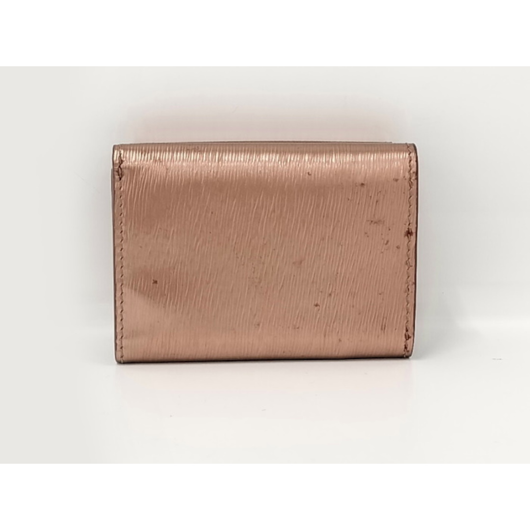 PRADA - PRADA コンパクトウォレット 三つ折り財布 レザー PRADA - PRADA コンパクトウォレット 三つ折り財布 レザー